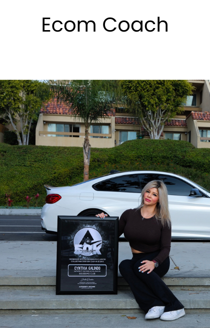 Cynthia Galindo with their AIA award plaque